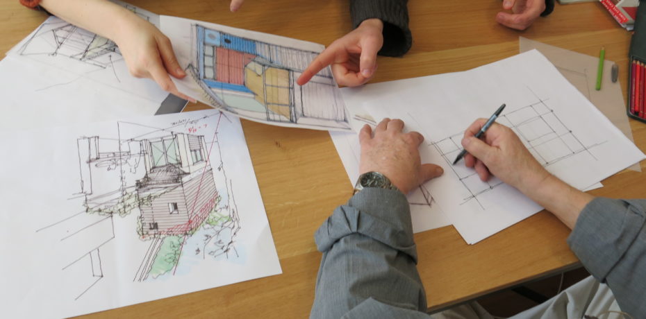 Conseil aux particuliers. Crédit photo : Frédéric Hébraud / CAUE 34